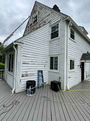 Before and After Exterior Painting in Abington, PA (1)