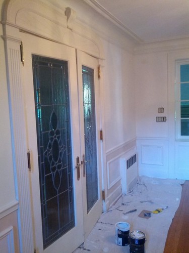 Re-painting plaster and wood work in 1930's mansion Meadowbrook, PA
