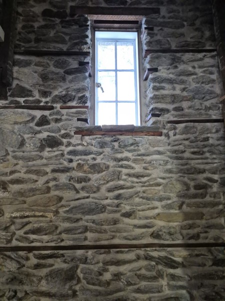 Custom stain on mortar, stone and woodwork, Chestnut Hill, PA (1)