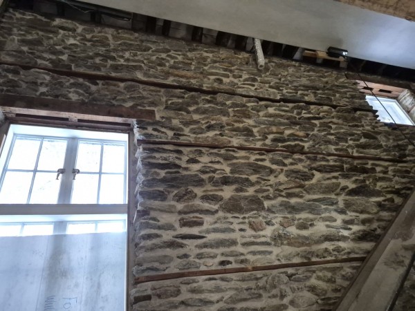 Custom Stain On Mortar, Stone & Woodwork, Chestnut Hill, Pa