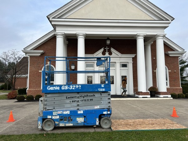 Exterior Painting St. John Bosco Church in Hatboro, PA (3)
