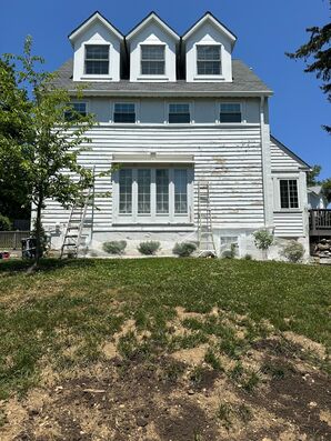 Before and After House Painting in Abington, PA (1)